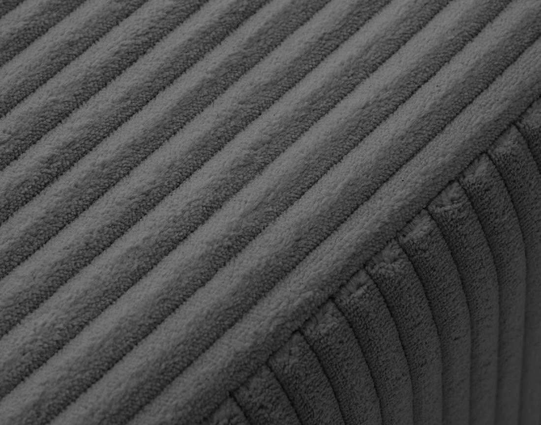 Fauteuil en velours côtelé Pivoine