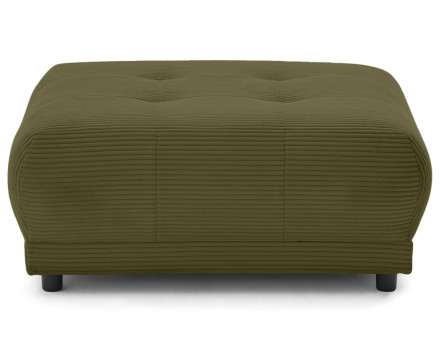 Pouf en velours côtelé Amadrora