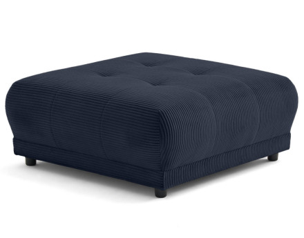 Pouf en velours côtelé Amadrora