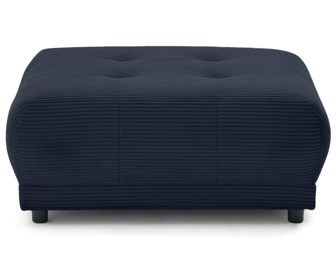 Pouf en velours côtelé Amadrora