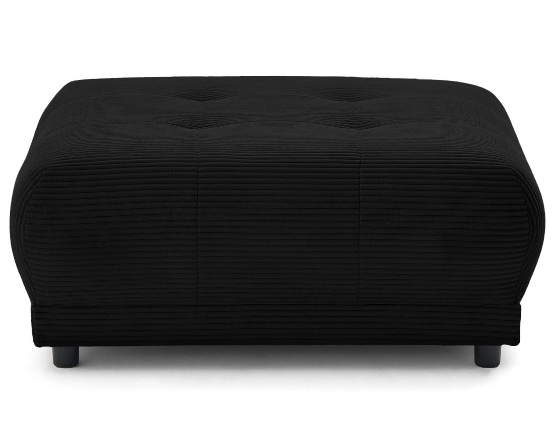 Pouf en velours côtelé Amadrora