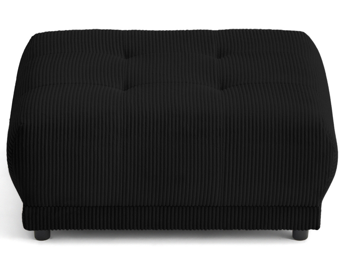 Pouf en velours côtelé Amadrora