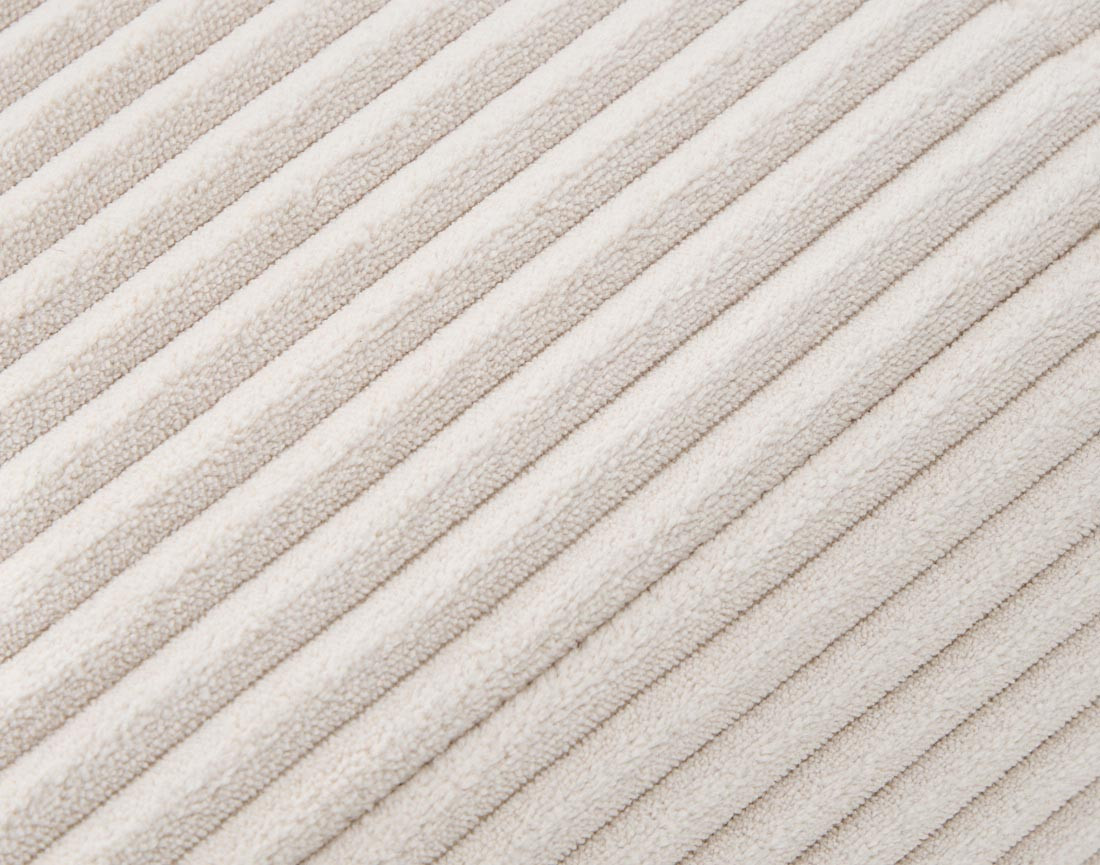 Pouf en velours côtelé Amadrora