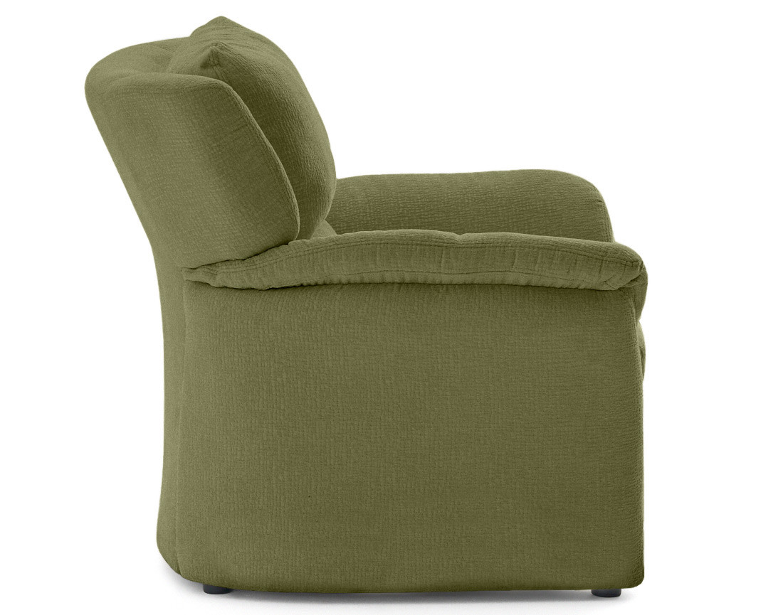 Fauteuil en tissu velours relief Bastille