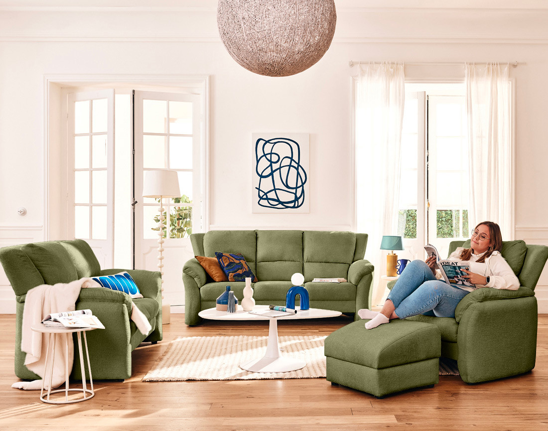 Fauteuil en tissu velours relief Bastille