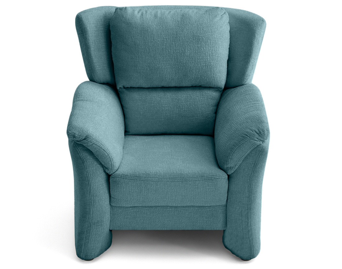 Fauteuil en tissu velours relief Bastille