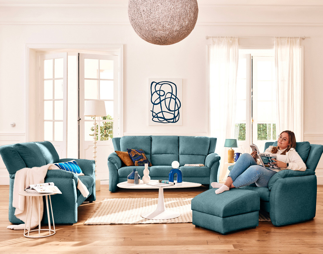 Fauteuil en tissu velours relief Bastille