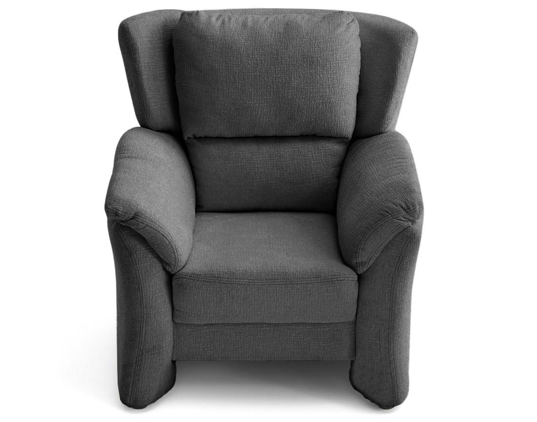 Fauteuil en tissu velours relief Bastille
