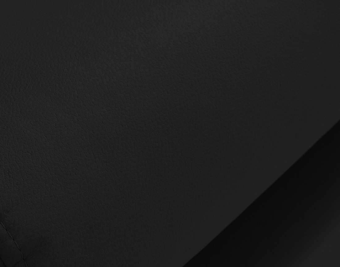 Canapé d'angle gauche 5 places convertible avec coffre et têtières en simili Zaria