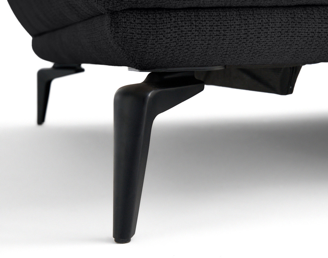 Canapé droit 3 places convertible en tissu texturé Arica