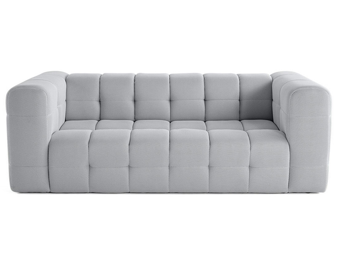 Canapé 3 places en tissu mailles 3D Suzano