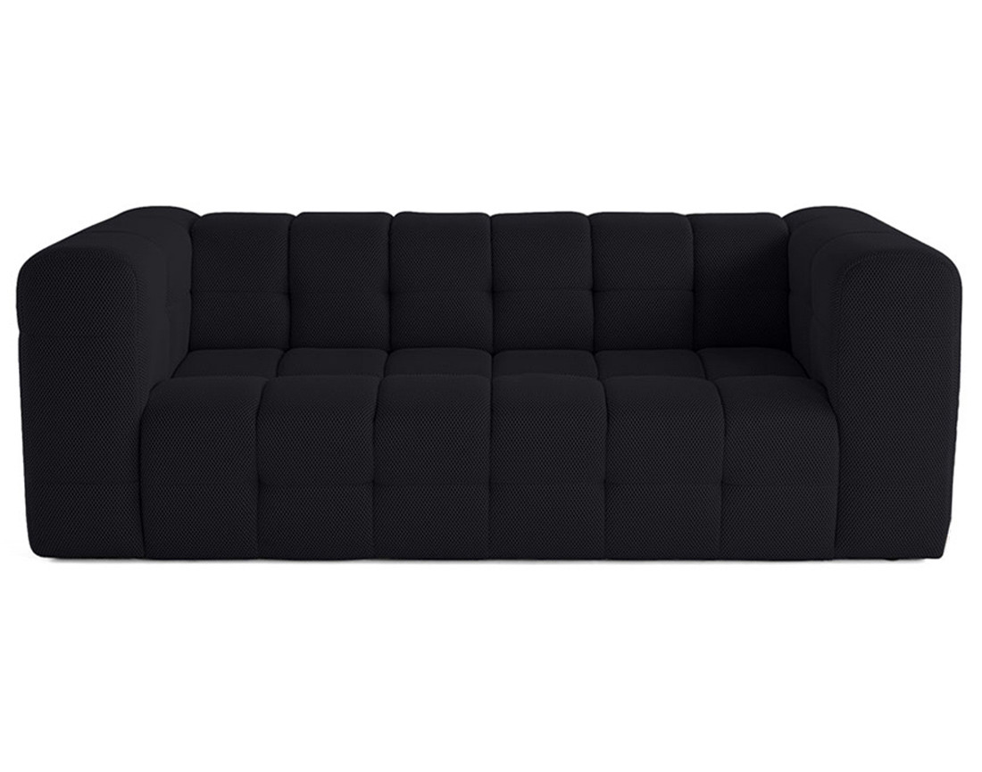 Canapé 3 places en tissu mailles 3D Suzano