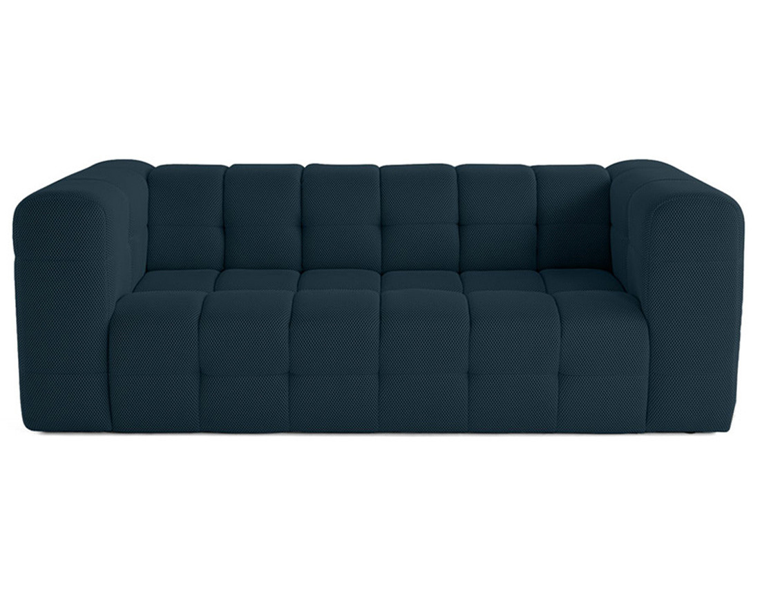 Canapé 3 places en tissu mailles 3D Suzano