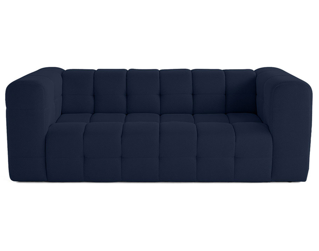 Canapé 3 places en tissu mailles 3D Suzano