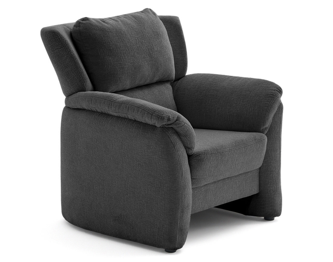 Fauteuil en tissu velours relief Bastille