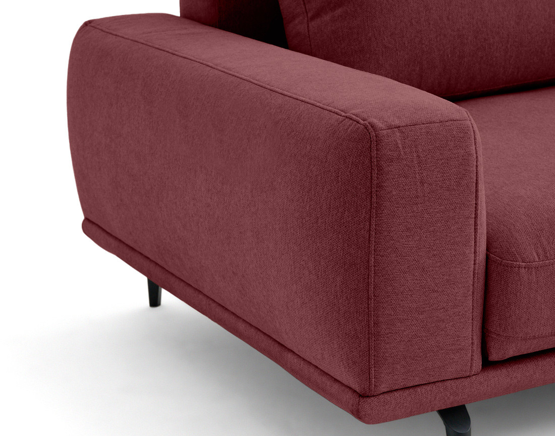 Canapé droit 2 places en tissu Vicence