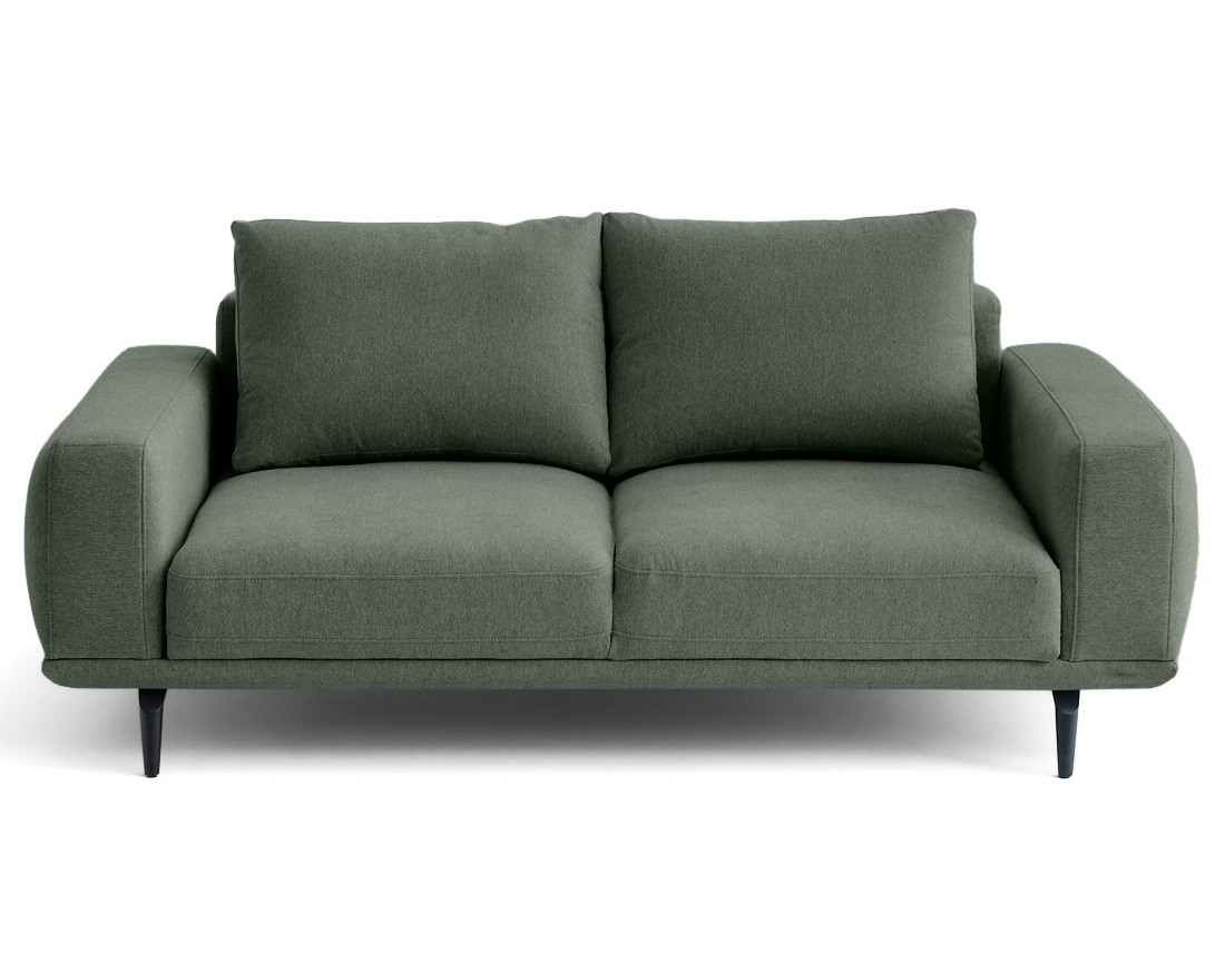 Canapé droit 2 places en tissu Vicence