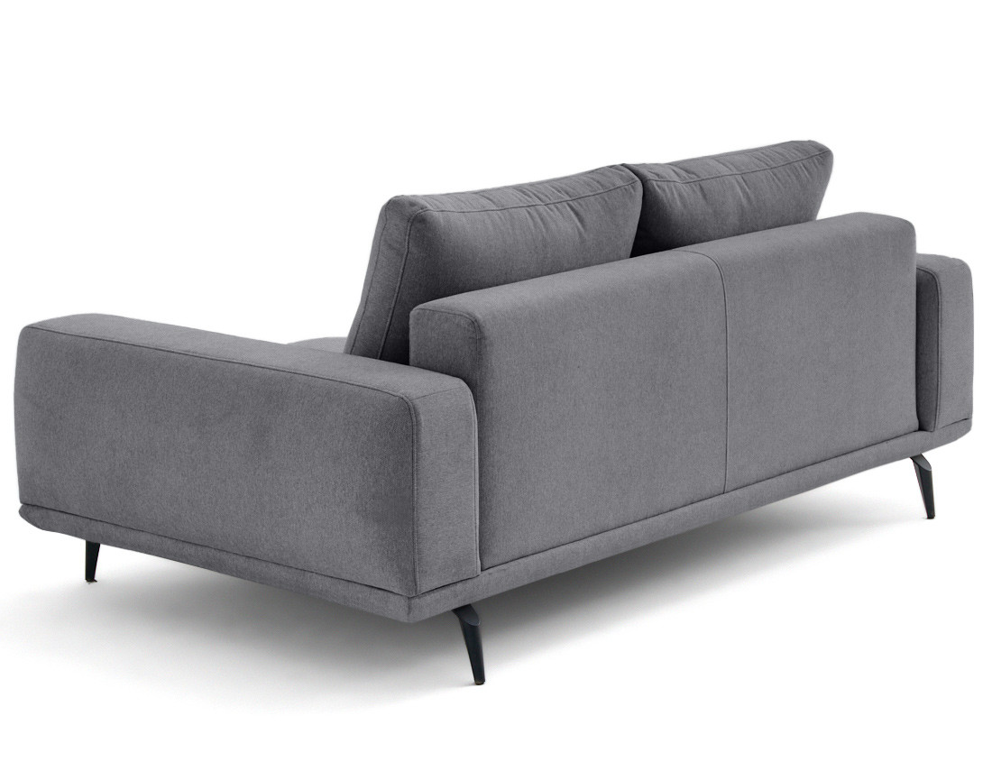 Canapé droit 2 places en tissu Vicence