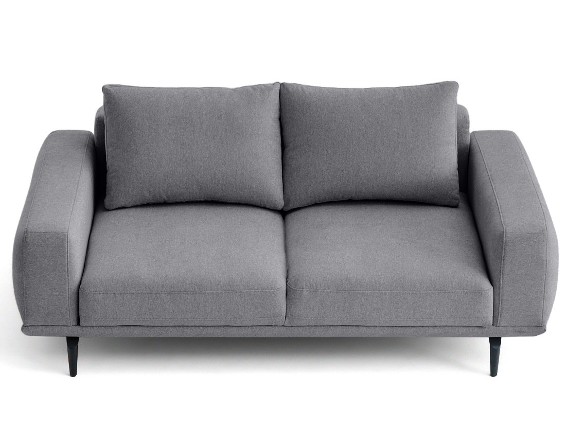 Canapé droit 2 places en tissu Vicence