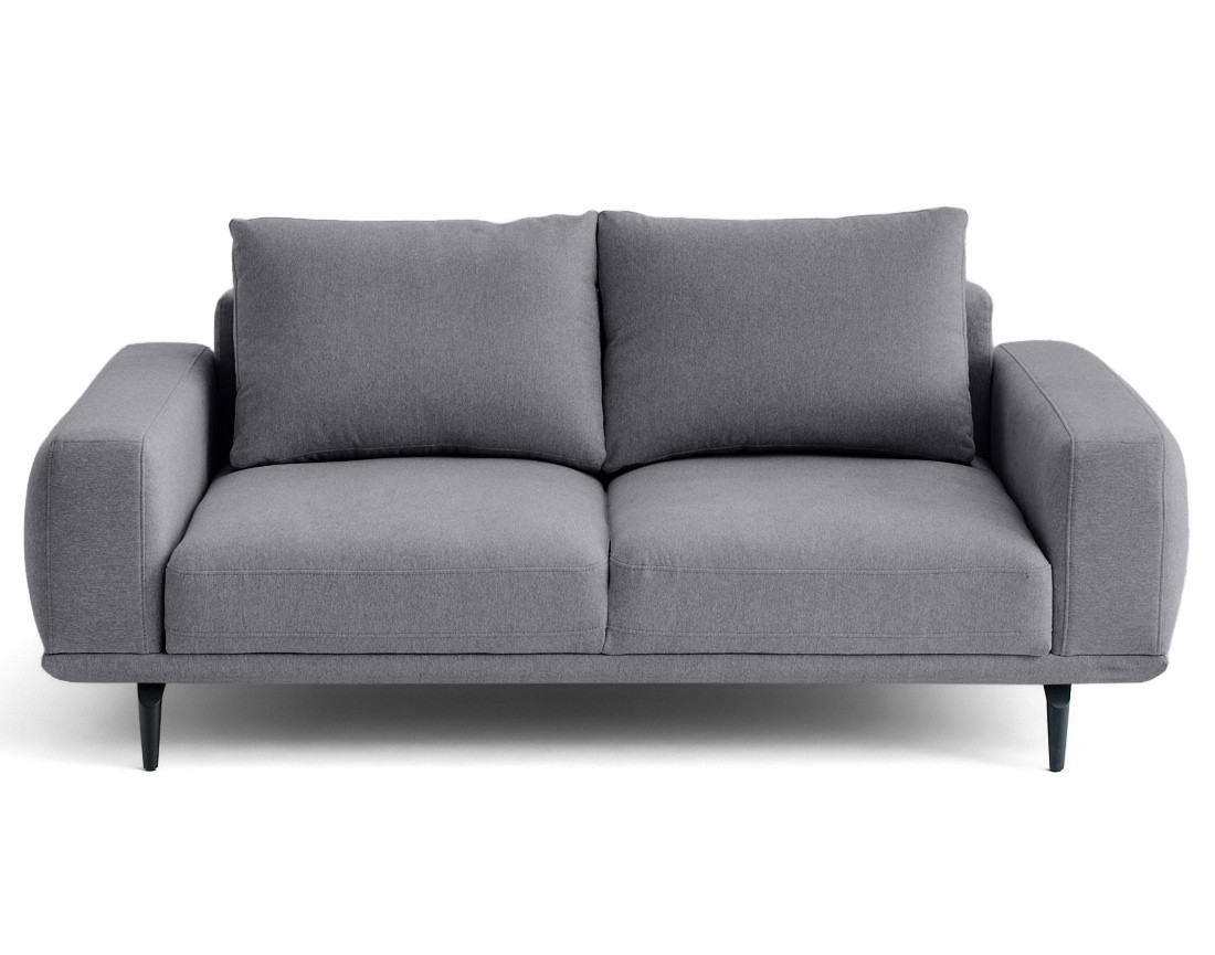 Canapé droit 2 places en tissu Vicence