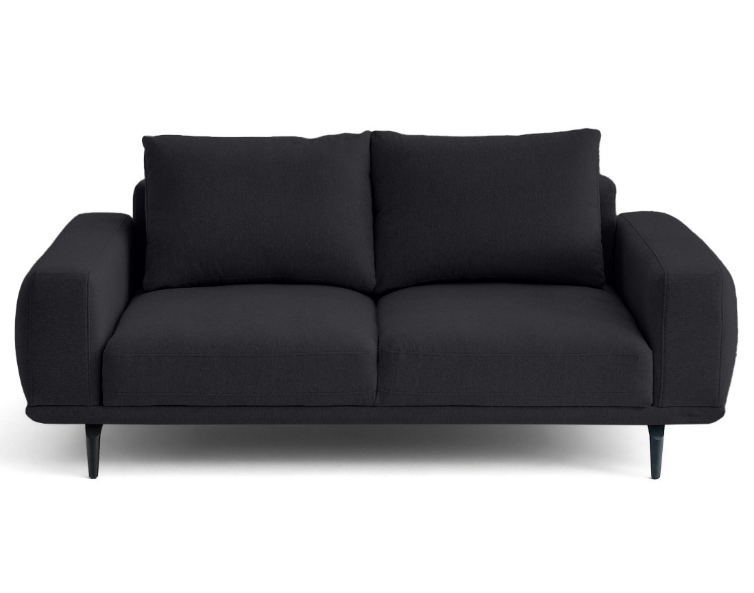 Canapé droit 2 places en tissu Vicence