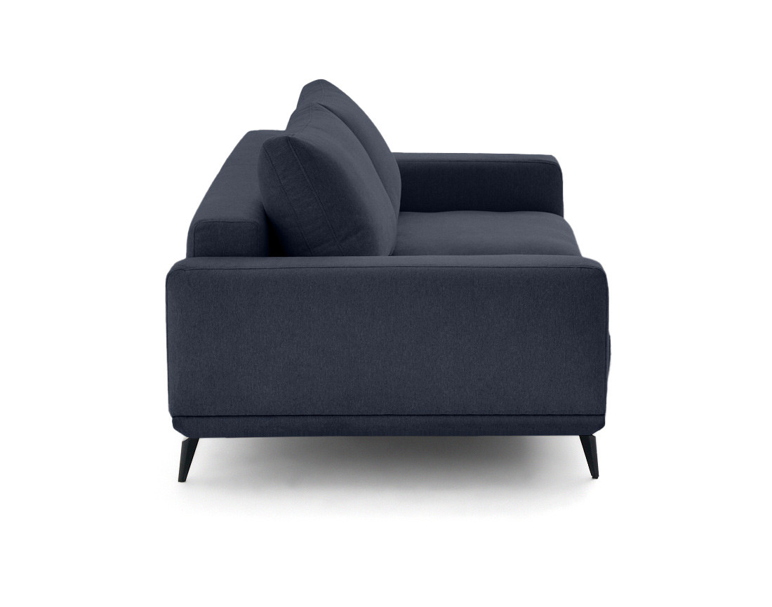 Canapé droit 3 places convertible en tissu Vicence