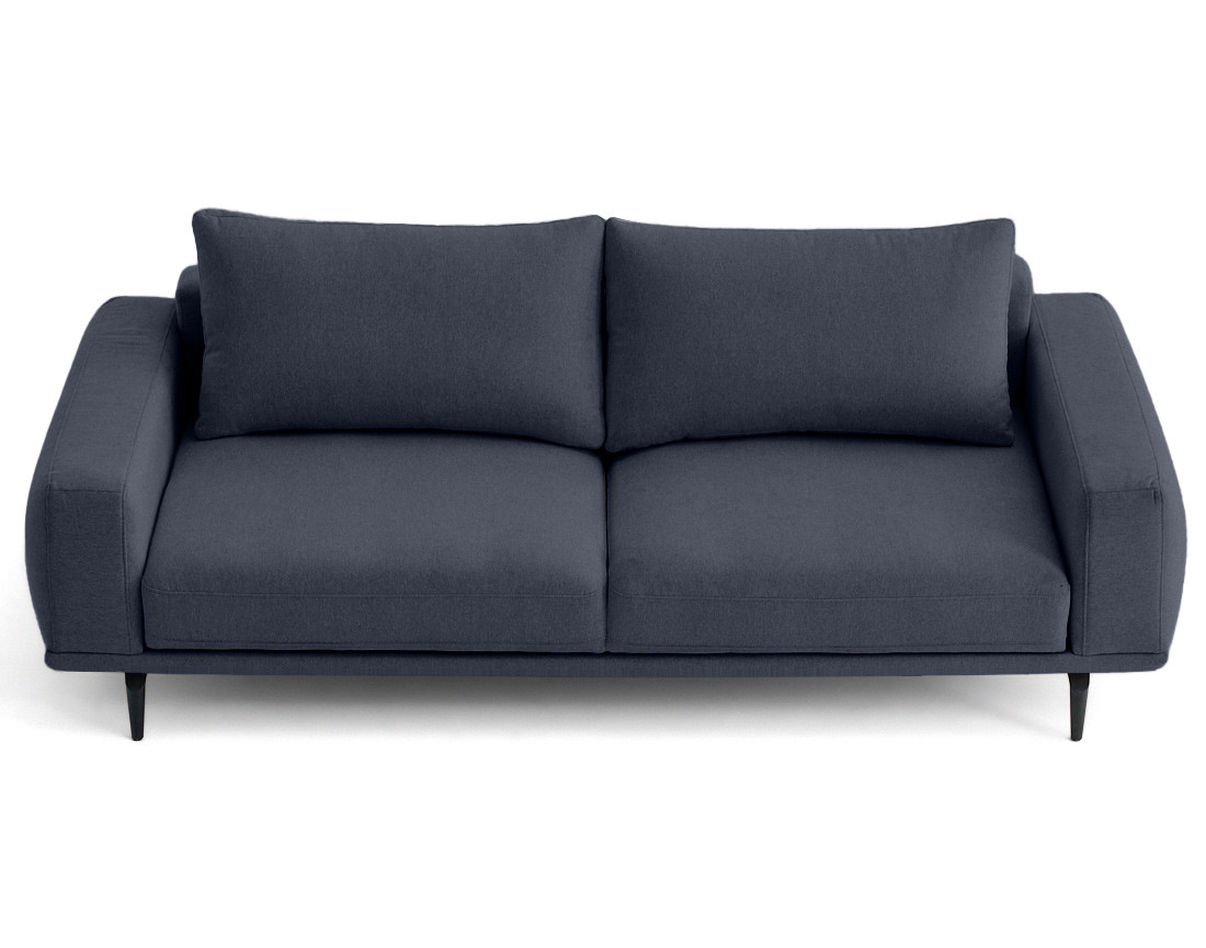 Canapé droit 3 places convertible en tissu Vicence