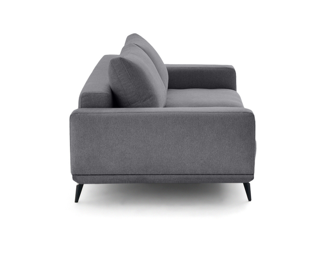 Canapé droit 3 places convertible en tissu Vicence