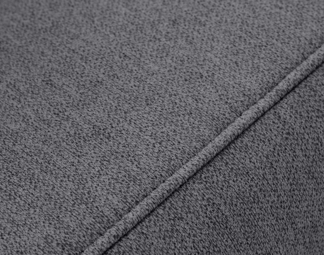 Canapé droit 3 places convertible en tissu Vicence