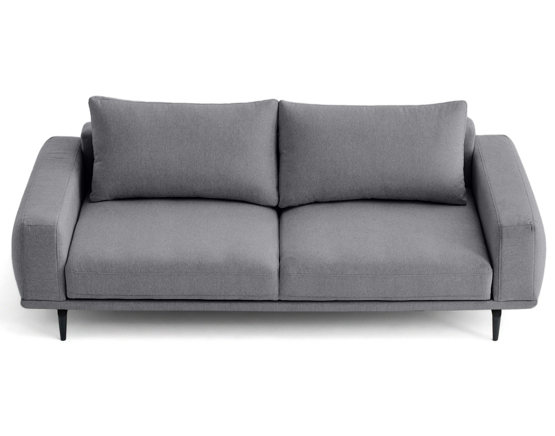 Canapé droit 3 places convertible en tissu Vicence