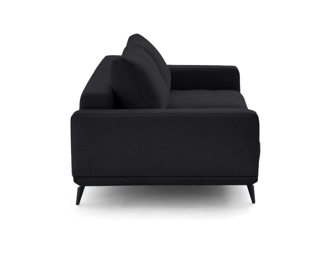 Canapé droit 3 places convertible en tissu Vicence