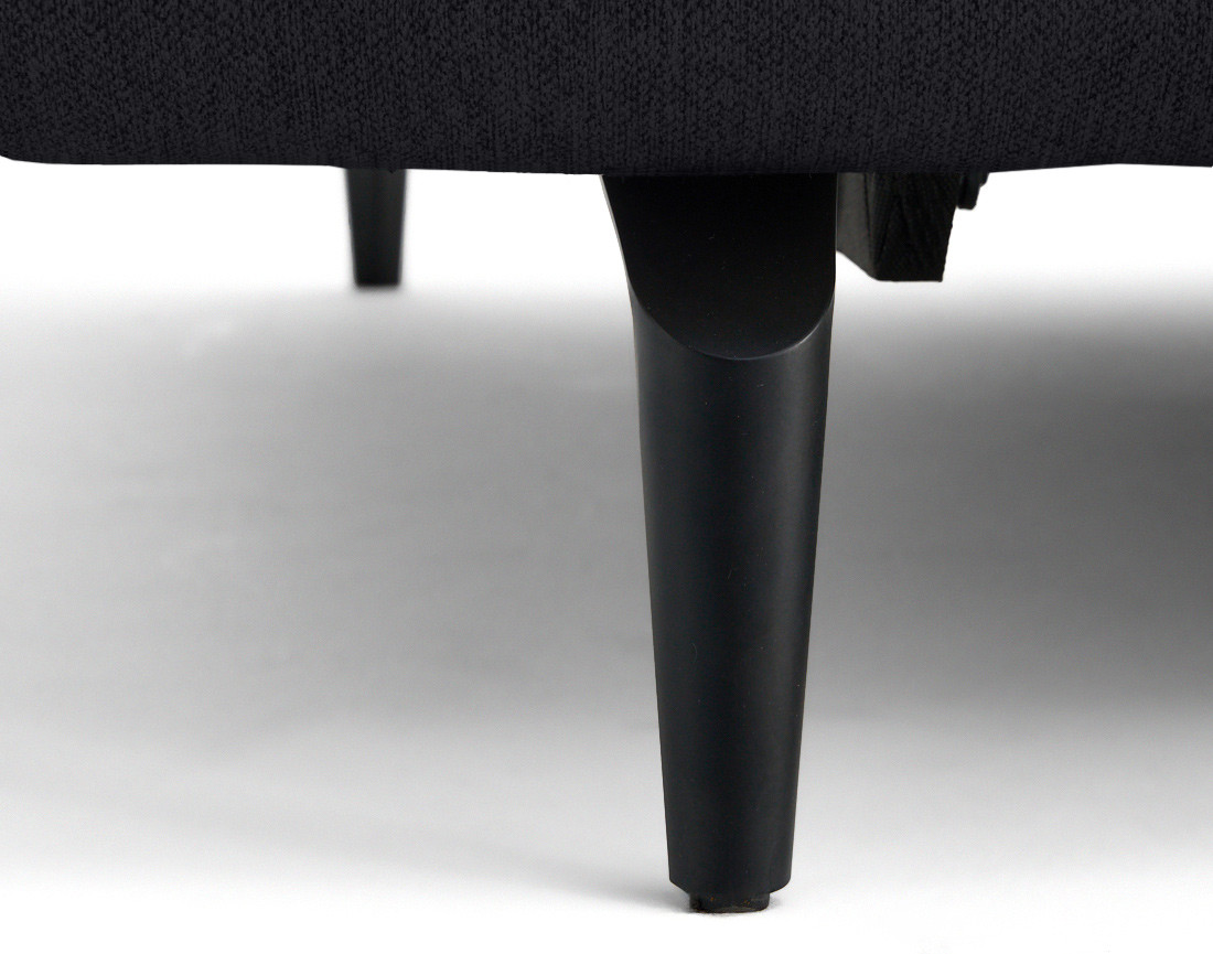 Canapé droit 3 places convertible en tissu Vicence