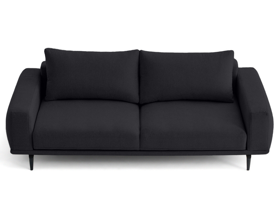 Canapé droit 3 places convertible en tissu Vicence