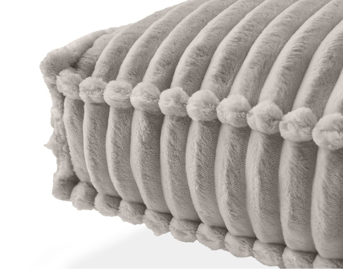 Stella - coussin - en velours côtelé grosses côtes - 32x57 cm Lisa Design