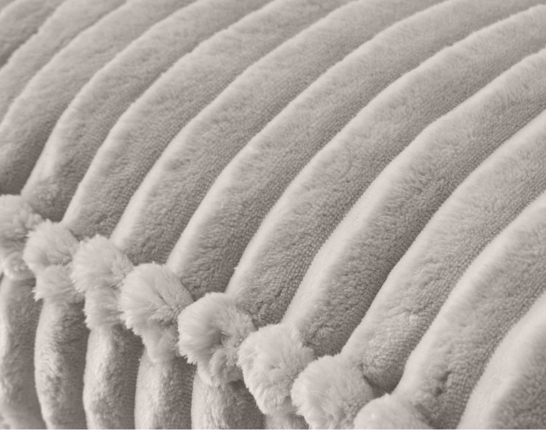 Stella - coussin - en velours côtelé grosses côtes - 32x57 cm Lisa Design