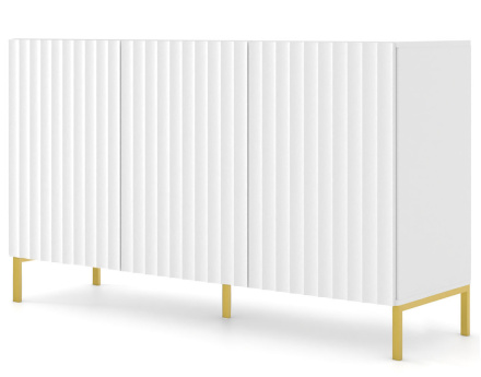 Buffet bas pieds dorés 150 cm Lara