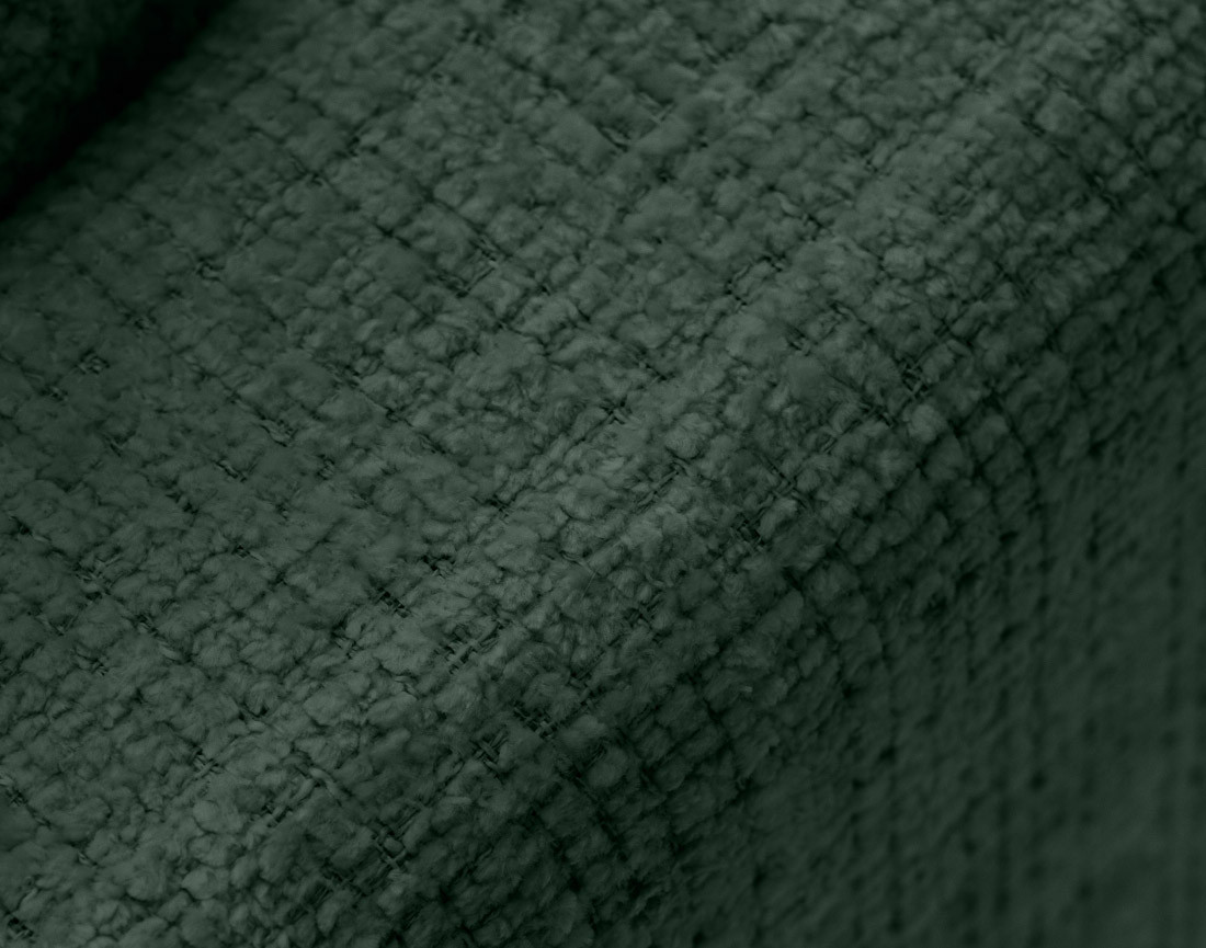 Canapé droit déhoussable 2 places en velours texturé Serena