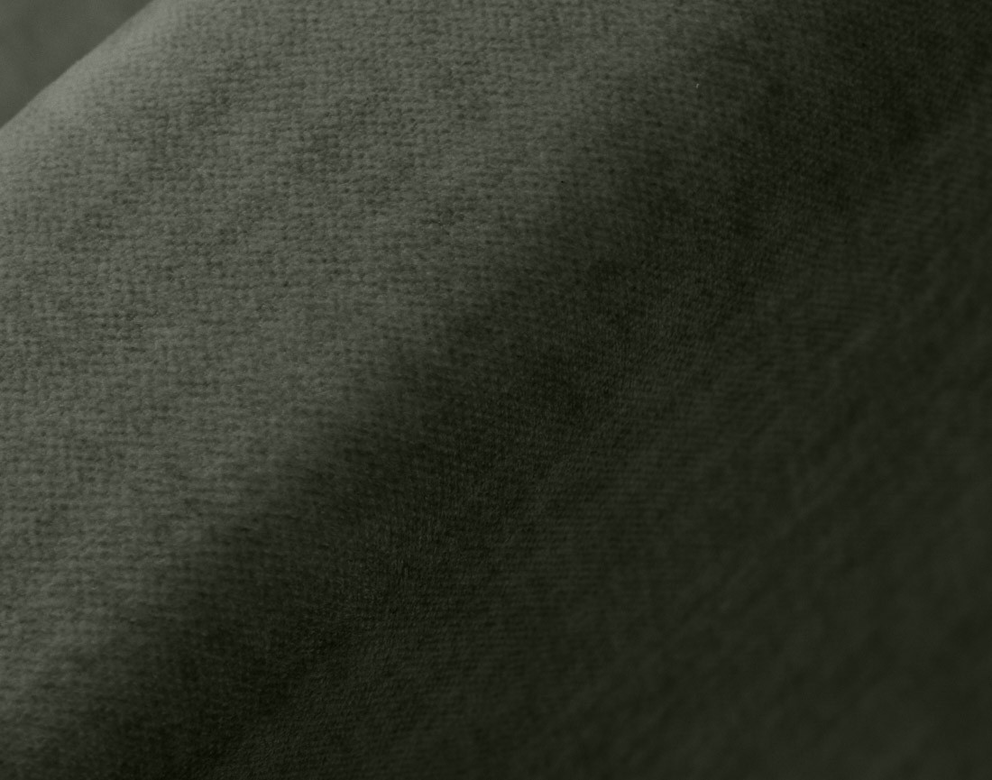 Canapé droit déhoussable 2 places en velours Serena