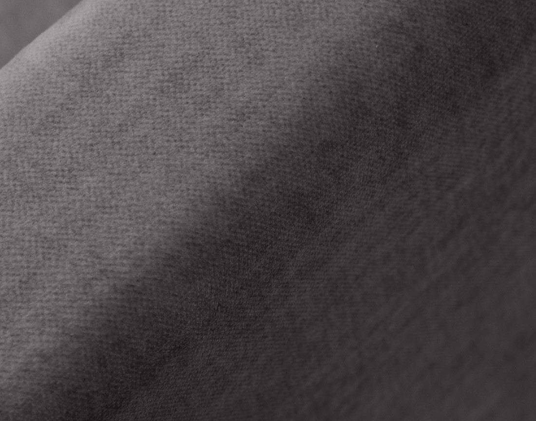 Canapé droit déhoussable 2 places en velours Serena