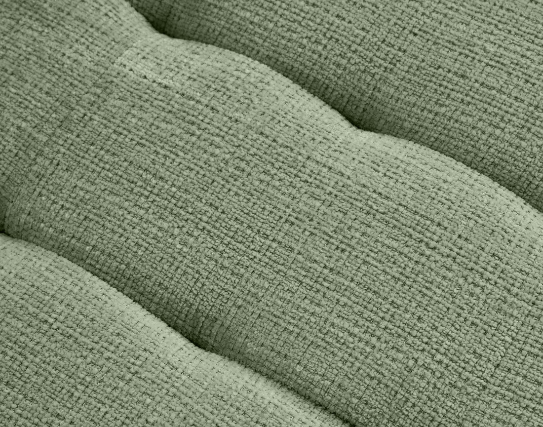 Canapé d'angle droit 5 places convertible en velours texturé Anna