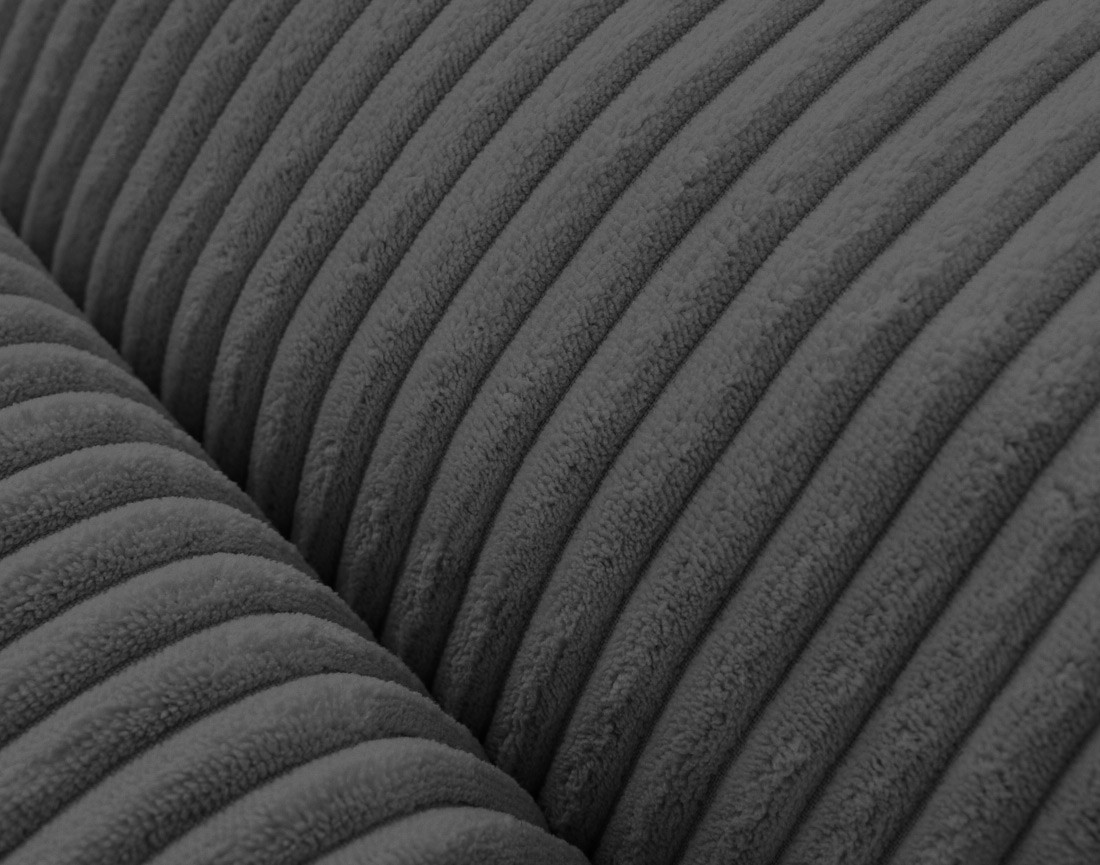 Lit coffre 140x190 en velours côtelé sommier inclus Pivoine