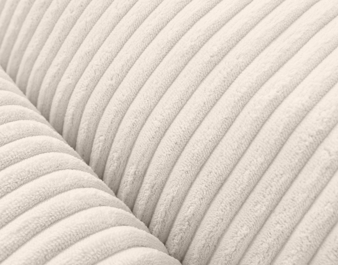 Lit coffre 160x200 en velours côtelé sommier inclus Pivoine