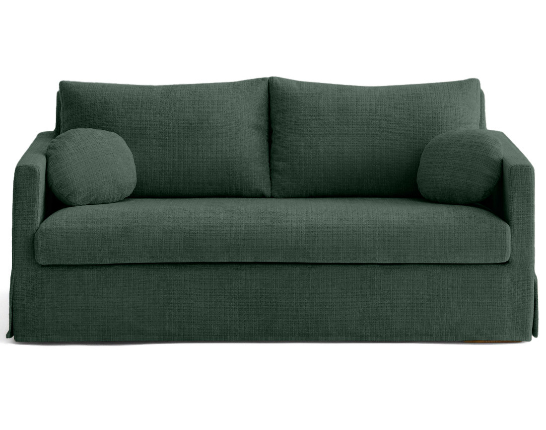 Housse en velours texturé pour canapé 3 places Serena