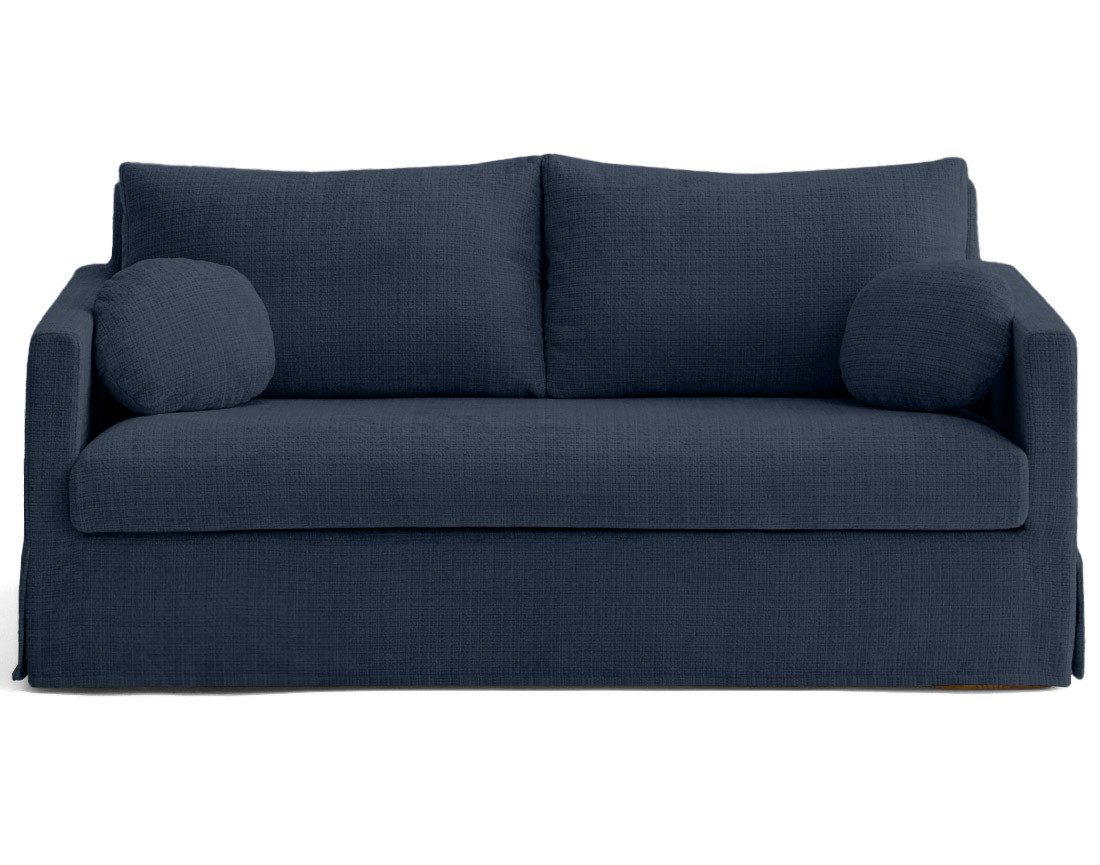 Housse en velours texturé pour canapé 3 places Serena