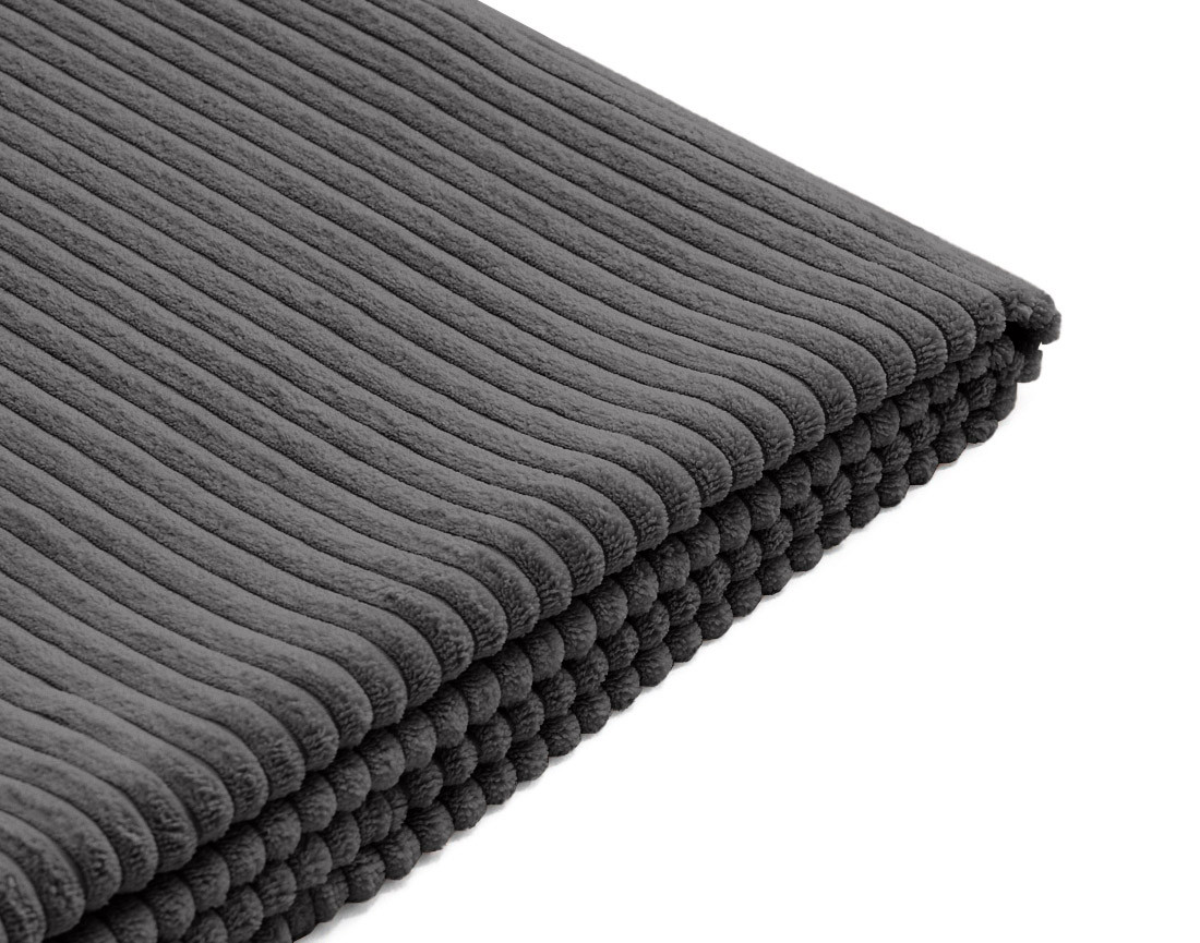 Housse en velours côtelé pour canapé 3 places Serena