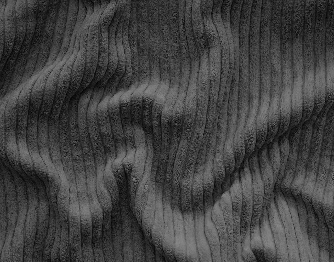 Housse en velours côtelé pour canapé 3 places Serena