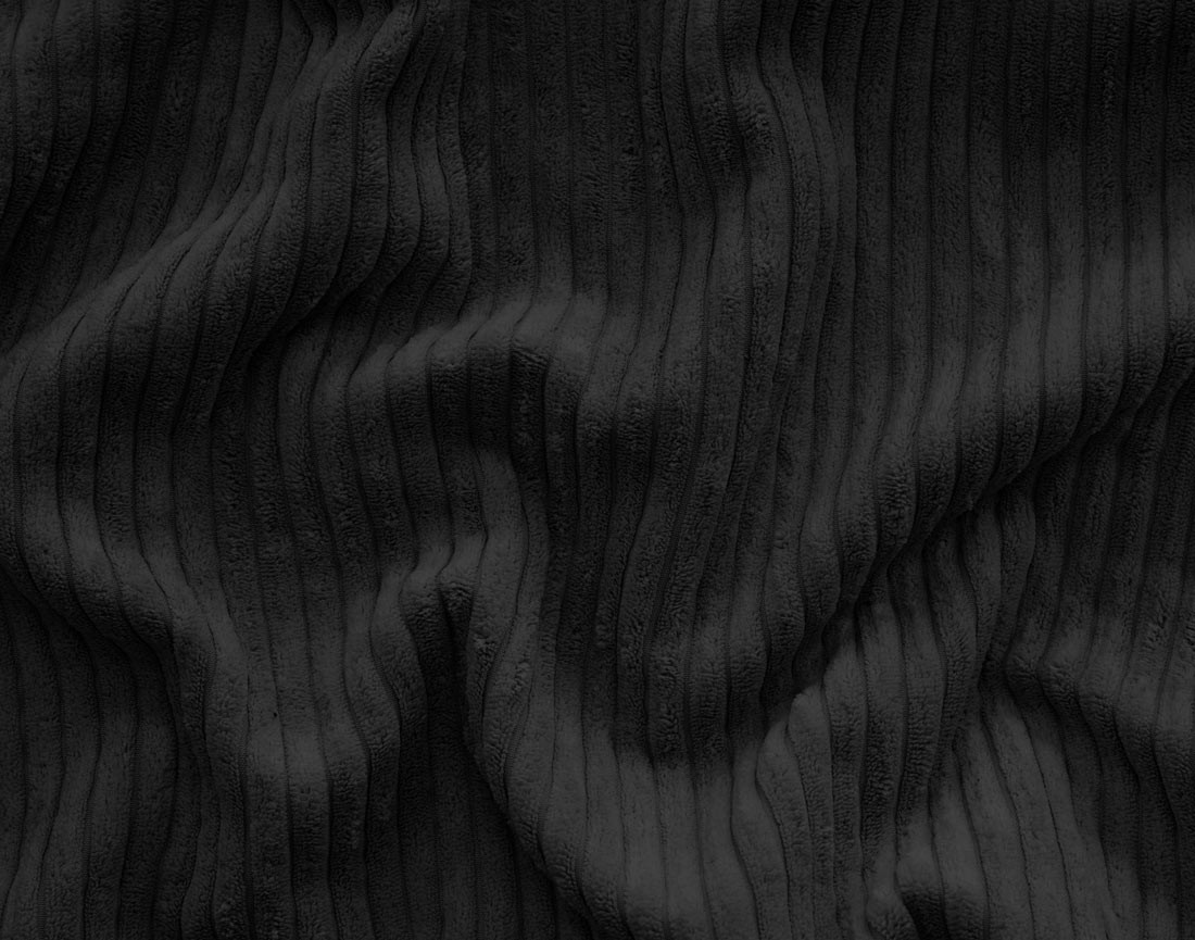 Housse en velours côtelé pour canapé 3 places Serena