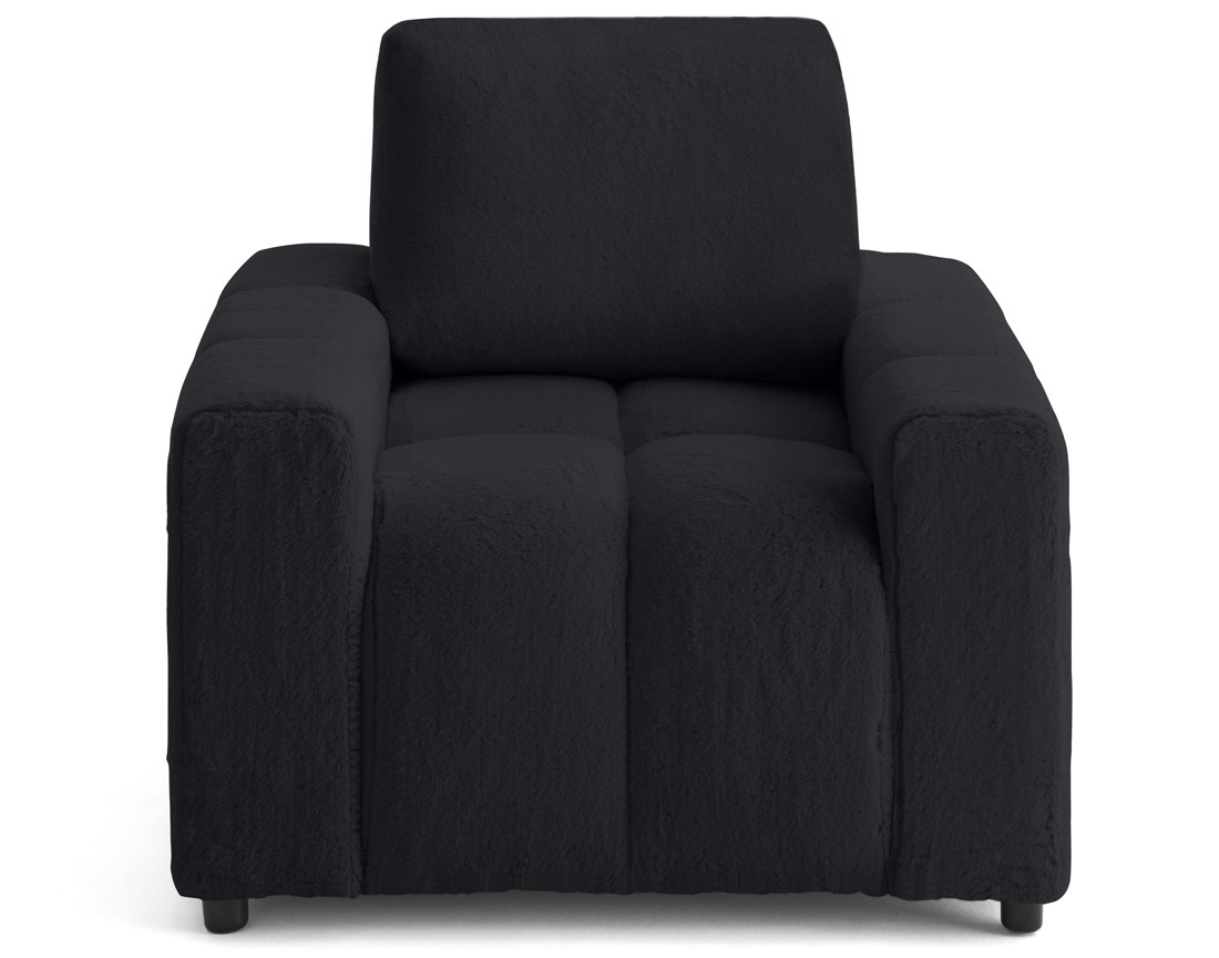 Fauteuil en fausse fourrure Crocus