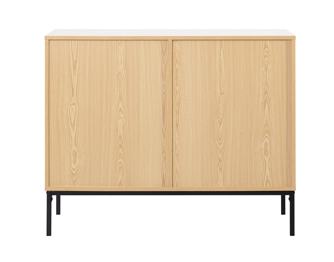 Buffet bas bois 2 portes 100 cm Nagato