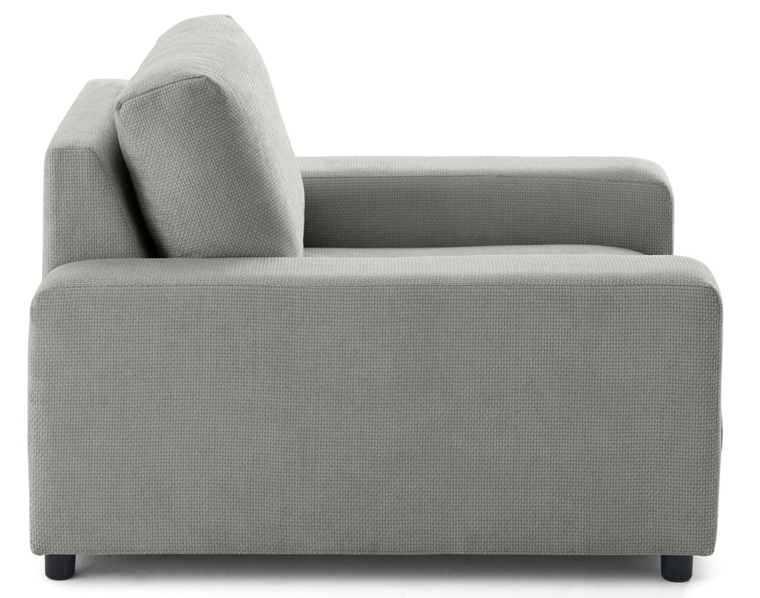 Fauteuil en velours texturé Pivoine